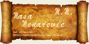 Maša Medarević vizit kartica